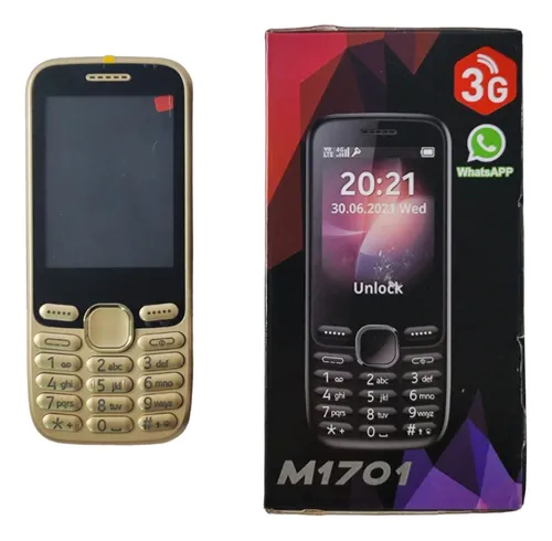 Celular Doble Doble Sim Teclado Numerico 3g Whatsapp Luz