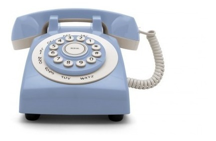 Telefono Estilo Retro 70 Campanilla Retro Y Cable