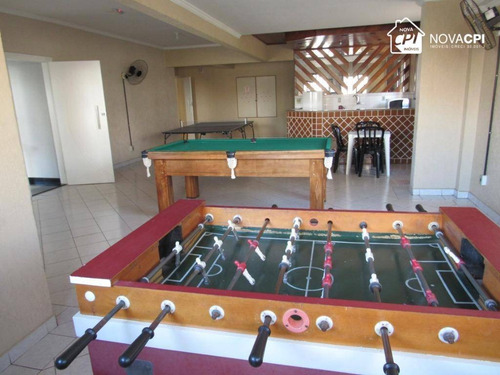 Apartamento Com 1 Dormitório À Venda, 56 M² Por R$ 170.000,00 - Vila Guilhermina - Praia Grande/sp - Ap8062