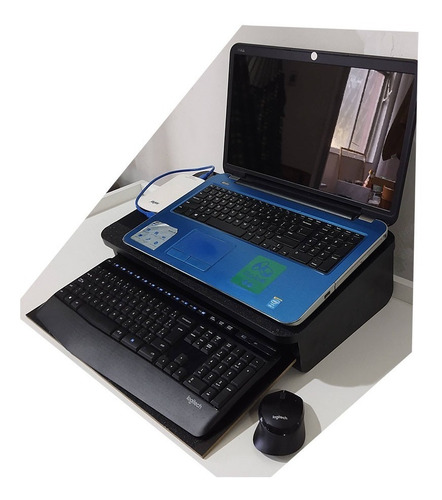 Mesa Suporte Para Notebook Netbook E Teclado Antiderrapante