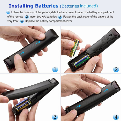Control Remoto Para Samsung Smart Tv 4k Curve Uhd + Funda