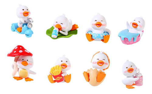 8x Figuras De Tiny, Figuras De Animales De Pequeño,