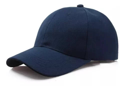 Gorra Visera Azul Lisa