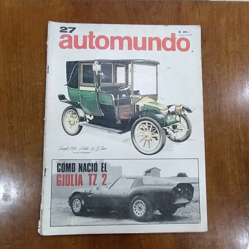 Revista Automundo, Ed. Codex Septiembre 1965 N°27