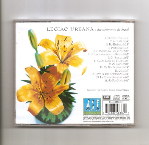 Cd Legião Urbana - O Descobrimento Do Brasil