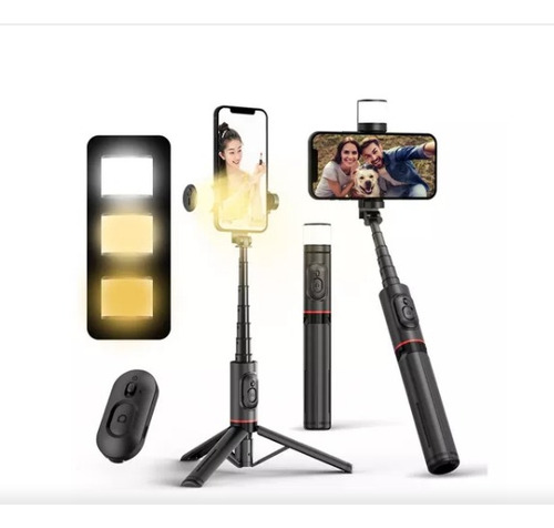 Selfies Stick Celulares Con Trípode Bluetooth Control Remoto