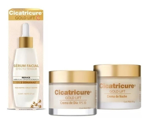 Cicatricure Gold Lift Crema De Dia + Noche + Serum Antiedad 