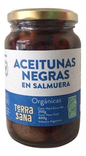 Aceitunas Negras En Salmuera 400gr