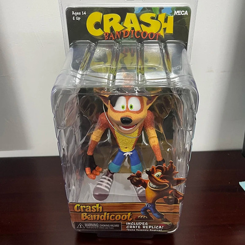 Figura De Acción De Neca Game Crash Bandicoot Sane Trilogy