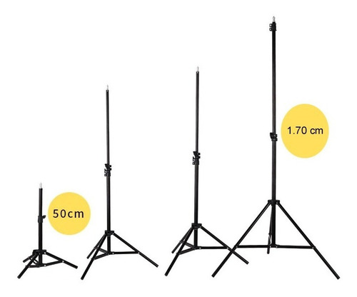 Tripode Bluetooth Para Celular Altura Max 1.70m Multiusos