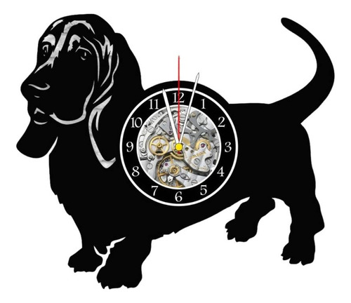 Reloj Corte Laser 3411 Perro Basset Hound