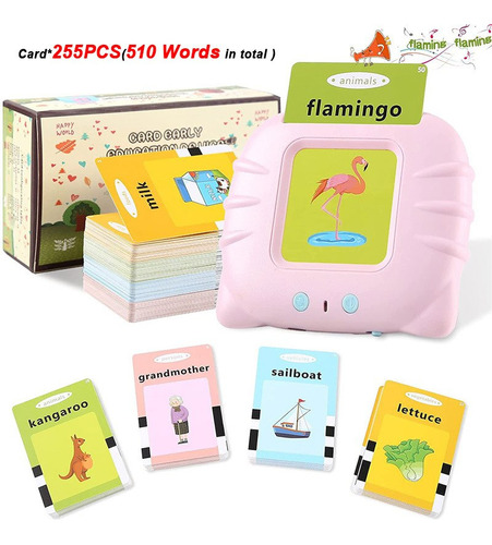 Cartões Flash De Brinquedo Montessori De 255 Palavras Para C
