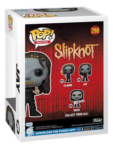 Figura De Acción Slipknot - Jay De Funko Pop! 298
