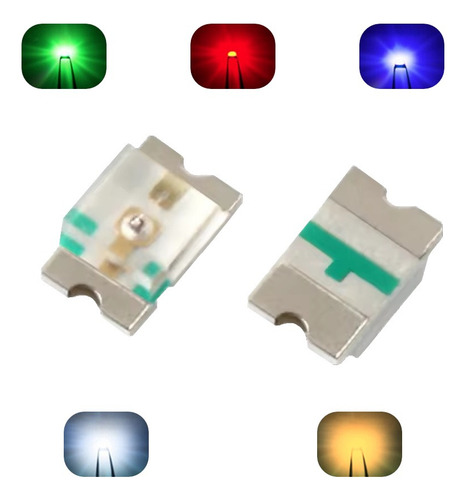 50 Leds Smd 0603 50 Peças Cores Da Sua Escolha