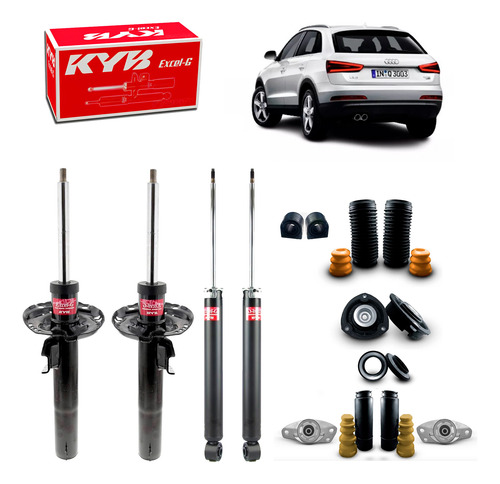 4 Amortecedores Kayaba Com Kits Sampel Audi Q3 12/19