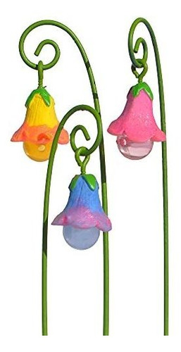 Miniatura Fairy Garden Glow In The Dark Glow Flores Conjunto