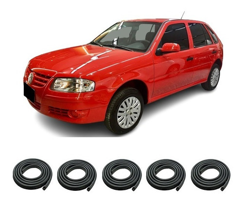 Vw Gol 5 Power 2006 Burletes Kit 4 Puertas+baul Rapinese Xxy