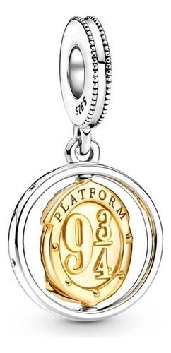 Charm Para Pulsera Harry Potter Plataforma 9 3/4 Plata S925