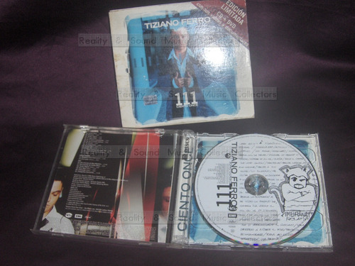 Tiziano Ferro Ciento Once Cd + Dvd Ed Limitada Funda Carton (Usado)