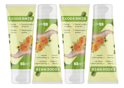 Exodermin | Para Los Pies | Pomada Crema | Cuatro (4) Pack