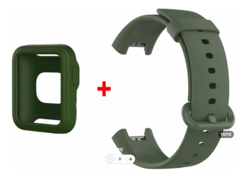 Imagen 7 de 9 de Correas Para Xiaomi Mi Watch Lite 1 De Silicone Con Bumper