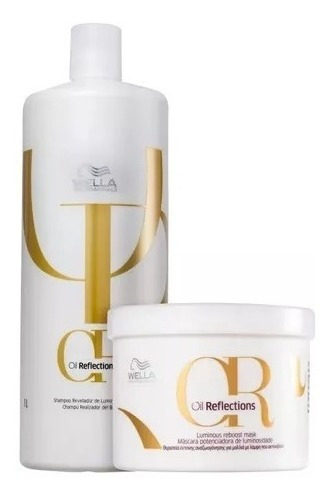 Kit Wella Oil Reflections Sh 1000ml + Máscara 500ml