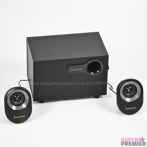 Imagen 8 de 8 de Sistema Home Studio Home Theater 2.1 Pc Usb 13w Graves