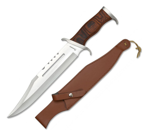Machete 42cm Albainox Mango Madera + Funda Cuero