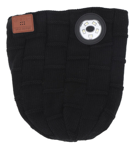 Gorro Music Bt Negro Con Carga Usb Y Forro Que Mejora El Cal