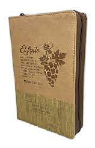 Biblia Rvr 1960 Letra Gigante  Imit Piel  Cafe Uvas