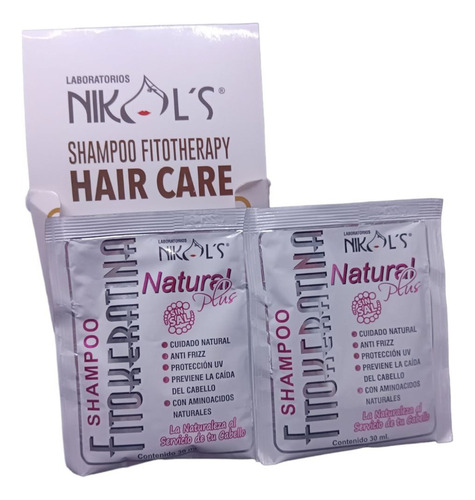 Shampoo Natural Plus - Sachet - mL a $163