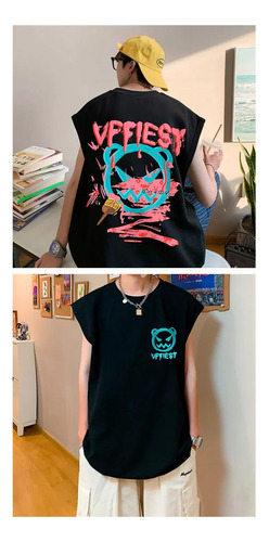 Camiseta Sin Mangas De Verano Para Hombre, Moderna Camiseta