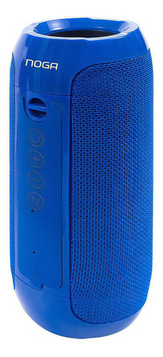 Parlante Portatil Bluetooth Noga Pk24 Manos Libres 10w Gtia Color Azul