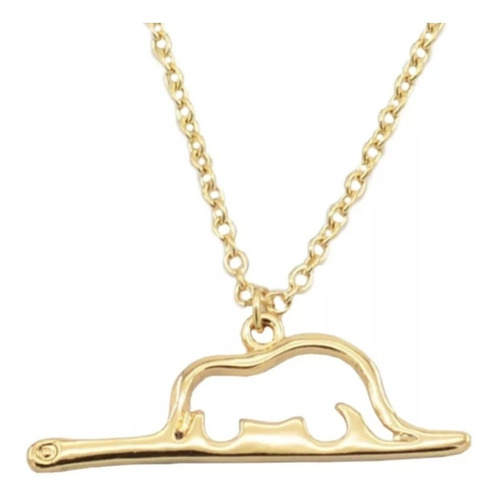 Collar El Principito Cadena Elefante Serpiente Boa Sombrero 