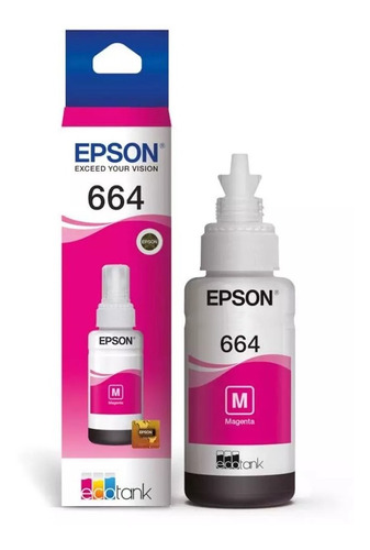 Epson T664-magenta-l380 386 395 396 495 606 656 1455