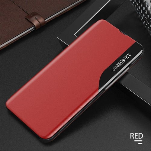 . Fc Funda De Piel Con Tapa Y Ventana Inteligente Para