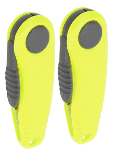 Tijeras Rápidas Con Forma De Camarón Amarillo Fluorescente,