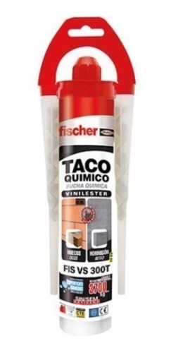 Imagen 3 de 7 de 5 Anclajes Químicos Mortero Fischer Fis Vs 300 T 5 Cartuchos
