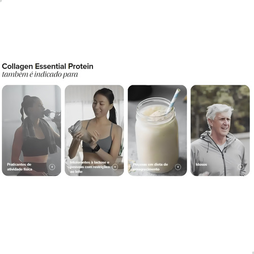 Collagen Protein Essential Nutrition Vitamina C Body Balance Sabor Frutas Tropicais 427.5g
