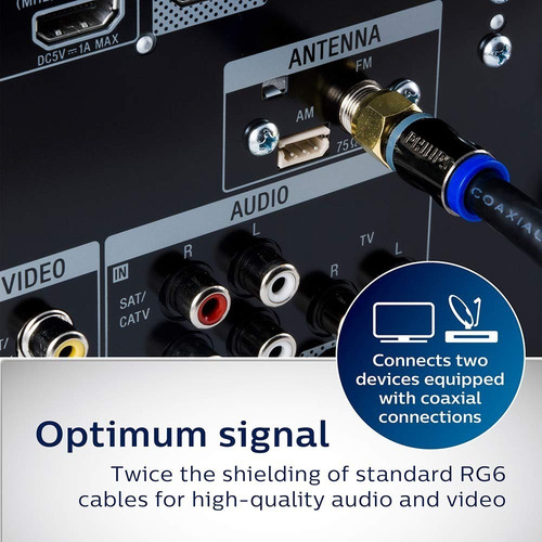 Imagen 4 de 10 de Antena Para Tv Digital Incluye Adapador Para 4 Tv Cable 3 M