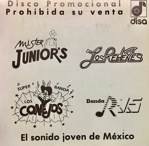 Cd Mister Juniors Los Rehenes Los Conejos R15 Promo Usado