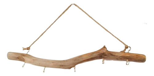 2 Gancho De Madera Montado En La Pared Accesorios De Gancho
