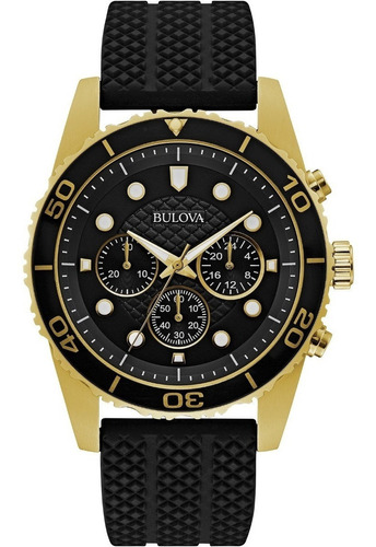 Reloj Bulova Hombre Crono Sport Clasico 98a191