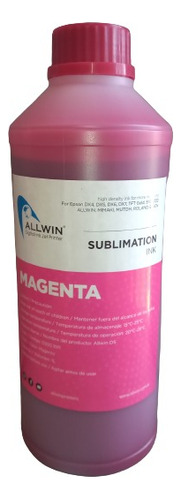 Tinta Allwin Sublimacion 1l Epson Dx5 Dx4, 5113