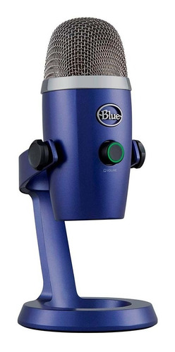 Micrófono Blue Yeti Nano Condensador  Omnidireccional Azul