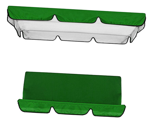 Juego De Cubierta De Dosel Para Columpio De Patio Funda De