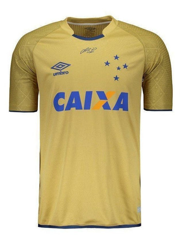 Camisa Umbro Cruzeiro Goleiro 2017 Amarela