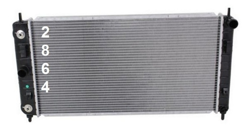 Radiador De Pontiac G6 2.4l L4 / 3.6l V6 2006 - 2010 Nuevo!!