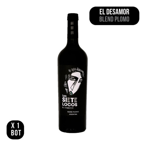 Vino Tinto Los Siete Locos - El Desamor - Bot X 750