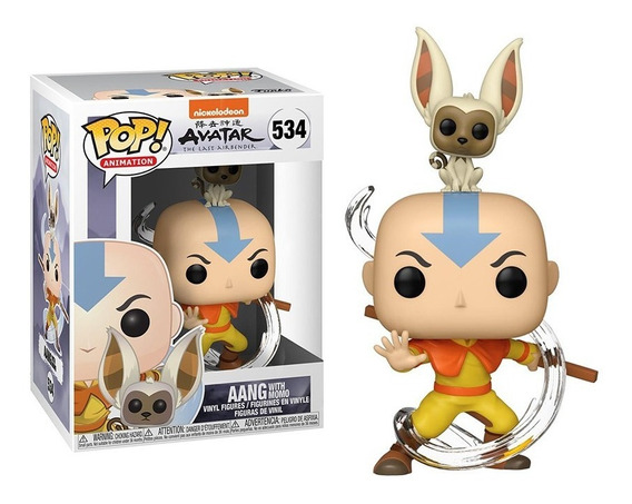Funko Pop Avatar The Last Airbender Aang With Momo 534 | SAHARIS POP CULTURE